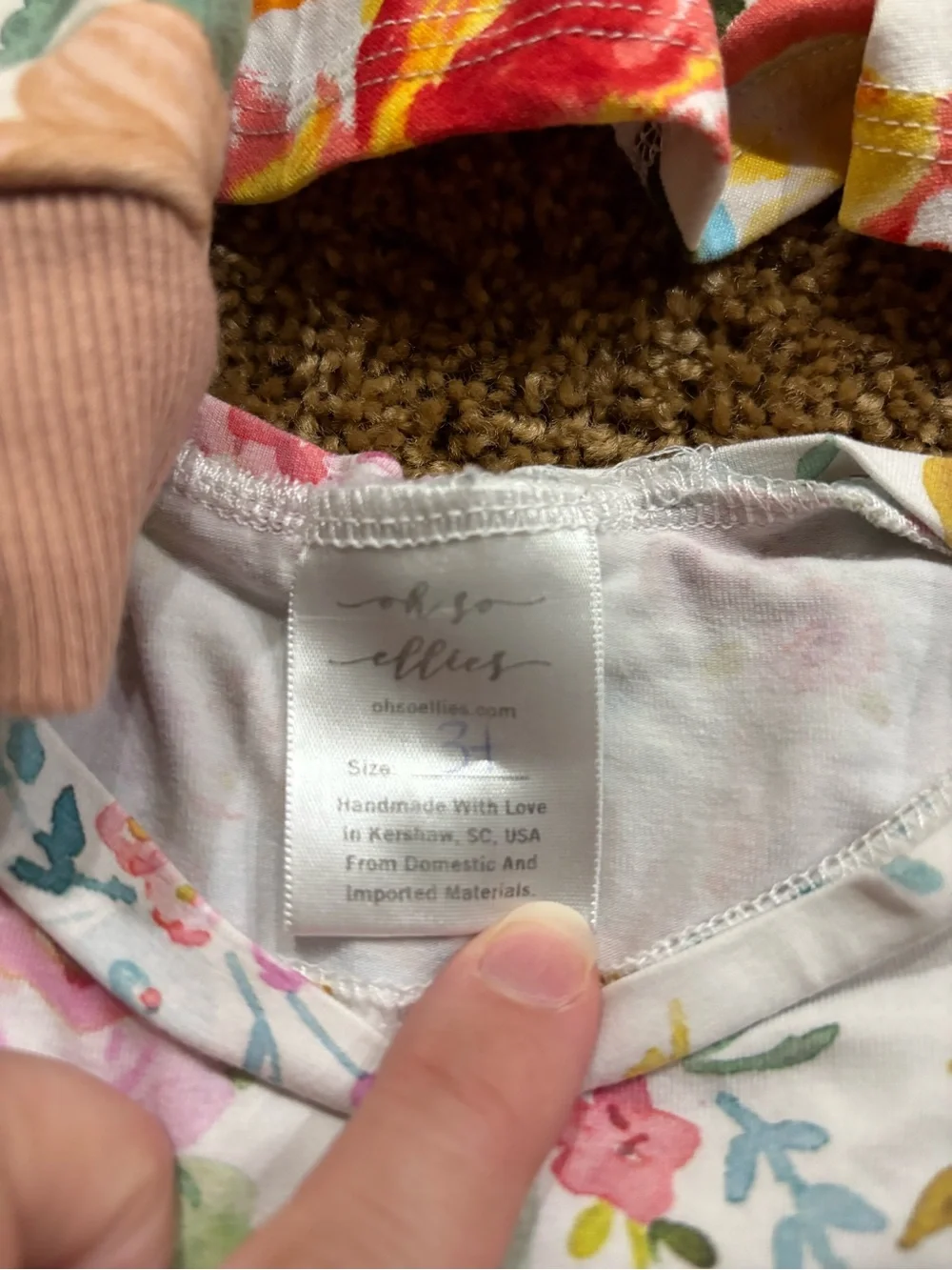 Handmade in USA Boutique Floral Bundle 3T